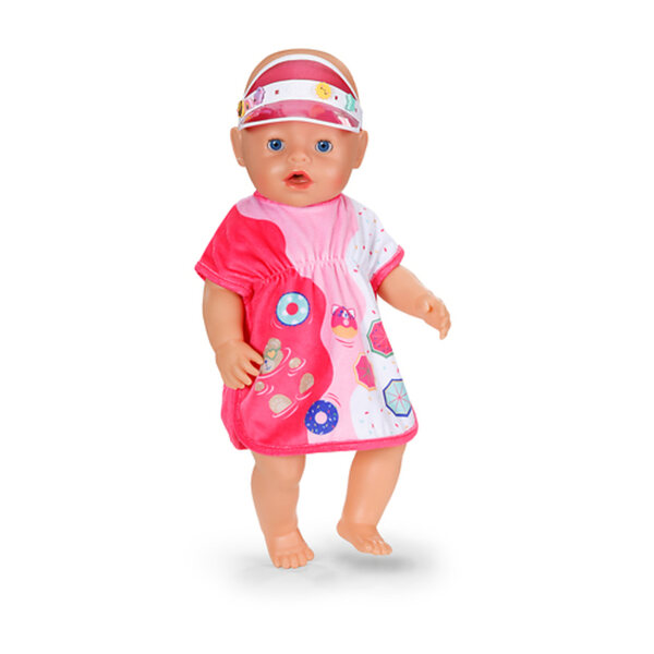 BABY born Set Spiaggia per Bambole 43 cm Abbigliamento Estivo Colorato