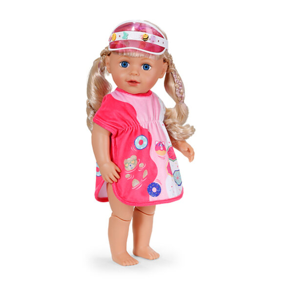 BABY born Set Spiaggia per Bambole 43 cm Abbigliamento Estivo Colorato