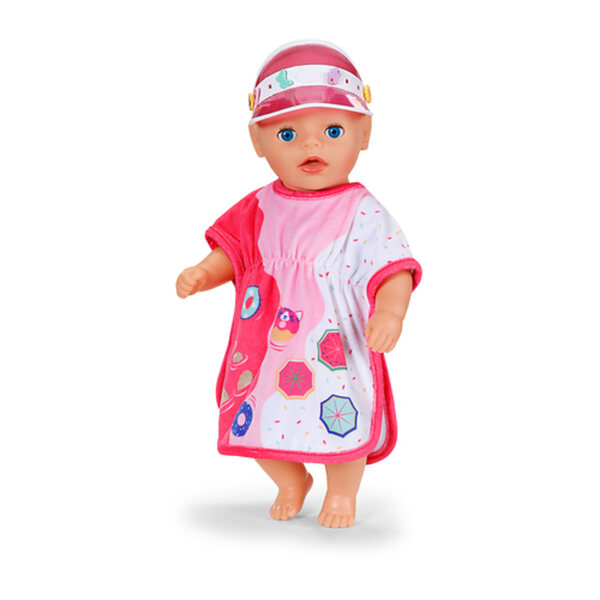 BABY born Set Spiaggia per Bambole 43 cm Abbigliamento Estivo Colorato