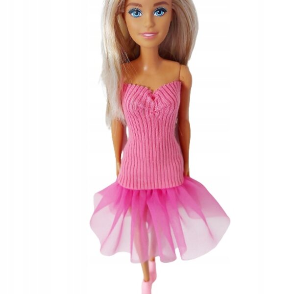 Puppenkleidungsset mit elastischem Kleid, hergestellt in Polen, 30 cm