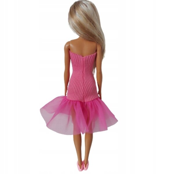 Puppenkleidungsset mit elastischem Kleid, hergestellt in Polen, 30 cm