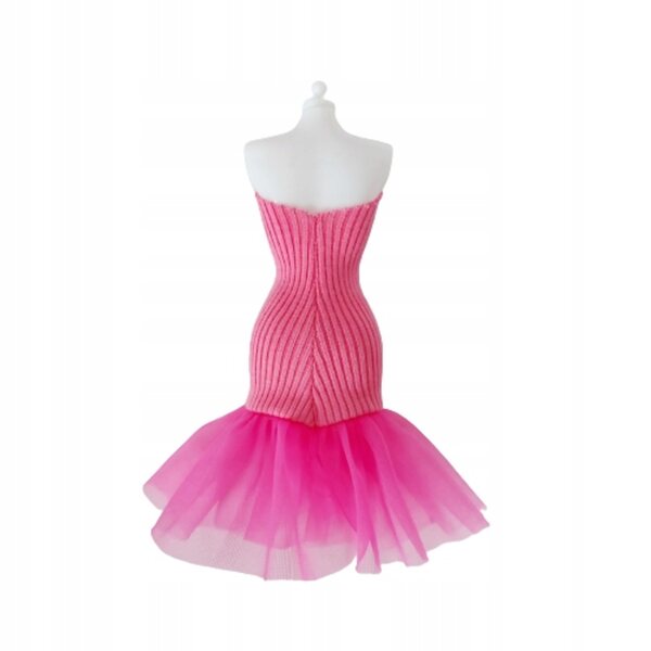 Puppenkleidungsset mit elastischem Kleid, hergestellt in Polen, 30 cm