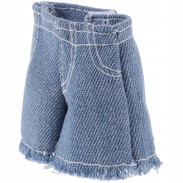 Blaue Puppenshorts aus Stoff, langlebig und wiederverwendbar