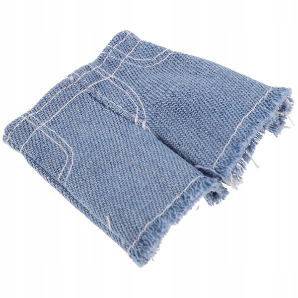 Blaue Puppenshorts aus Stoff, langlebig und wiederverwendbar