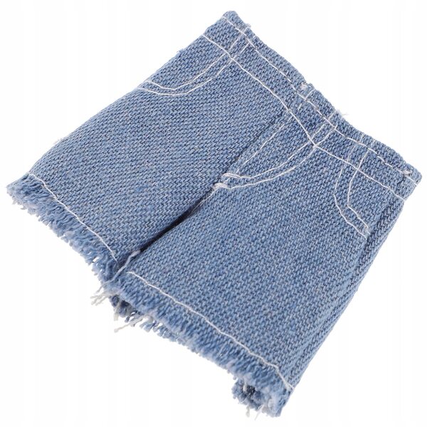 Blaue Puppenshorts aus Stoff, langlebig und wiederverwendbar