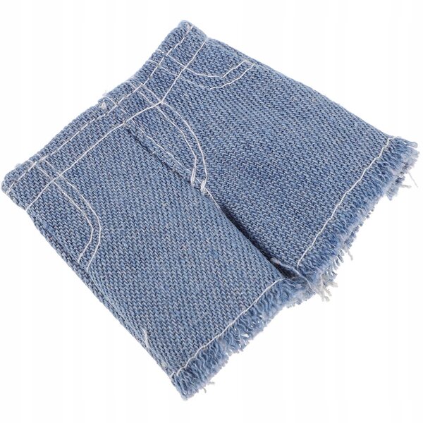 Blaue Puppenshorts aus Stoff, langlebig und wiederverwendbar