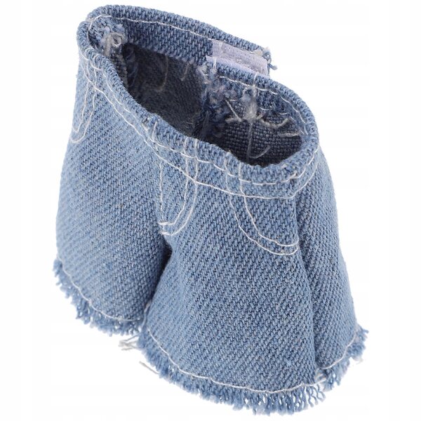 Blaue Puppenshorts aus Stoff, langlebig und wiederverwendbar