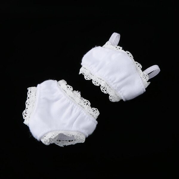 Set biancheria intima bianca in pizzo per bambole 12" Neo Blythe 1/6 BJD