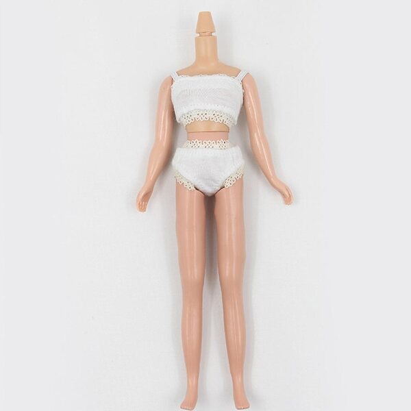 Set biancheria intima bianca in pizzo per bambole 12" Neo Blythe 1/6 BJD