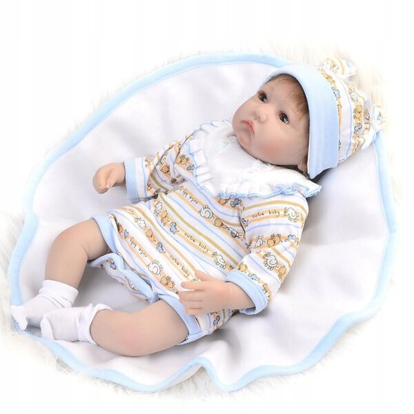 4-teiliges Bekleidungsset für 17–18 Zoll große Reborn-Puppen aus Baumwolle