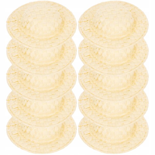Set 20 Mini Cappelli di Carta per Bambole Decorazioni Fai-da-Te 5x5x1,2 cm