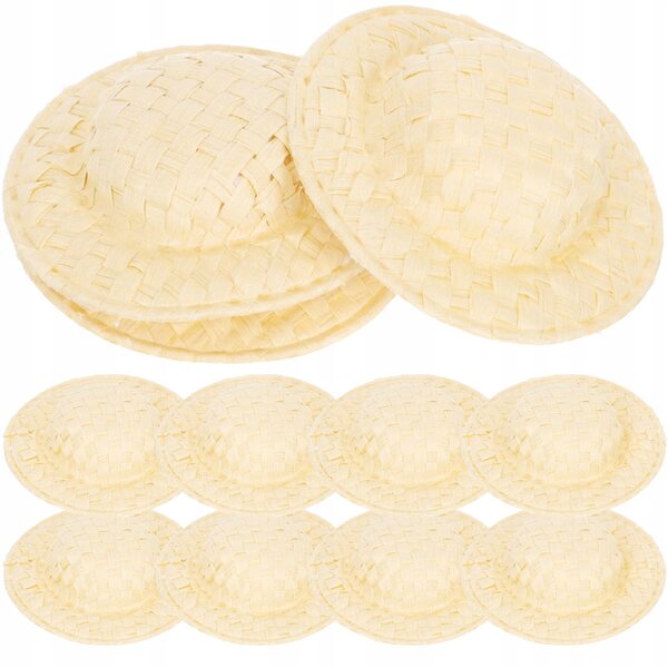 Set 20 Mini Cappelli di Carta per Bambole Decorazioni Fai-da-Te 5x5x1,2 cm