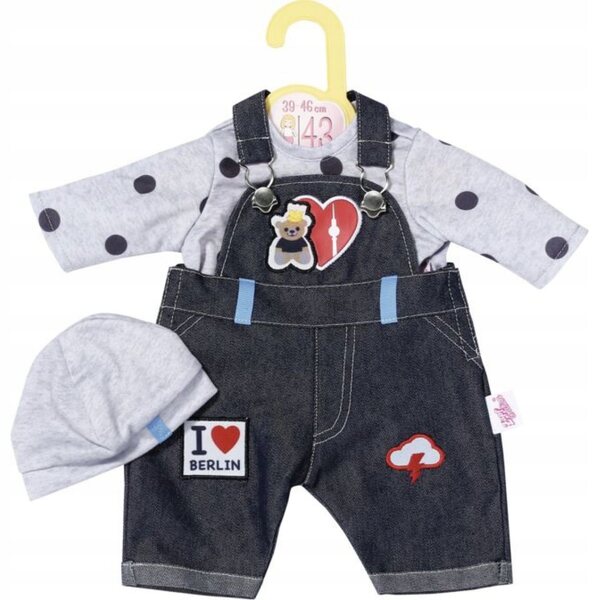 Dolly Moda Berlin Kleidung für 43 cm Puppen mit Jeans und T-Shirt