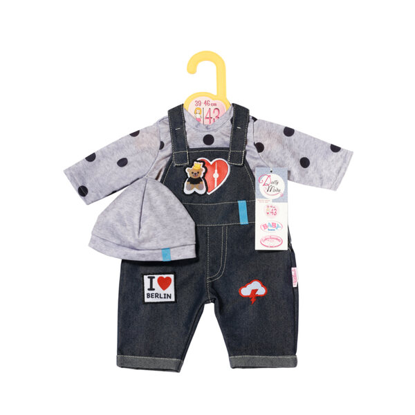 Dolly Moda Berlin Kleidung für 43 cm Puppen mit Jeans und T-Shirt