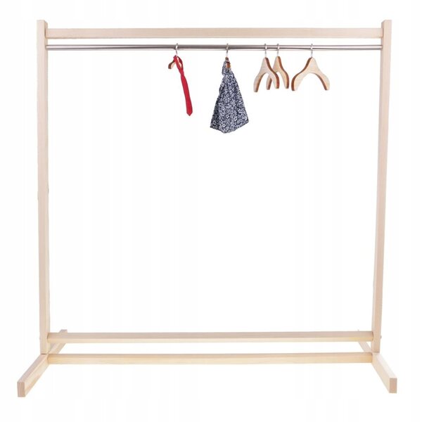 Diorama-Kleiderbügel aus Holz für 1/3 1/4 Puppen, DIY-Kleiderorganisator