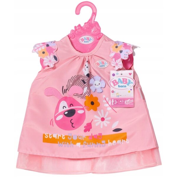 BABY born rosa Kleid mit Bello-Hund für 43-cm-Puppe