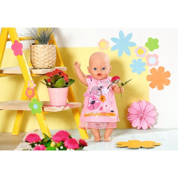 BABY born rosa Kleid mit Bello-Hund für 43-cm-Puppe