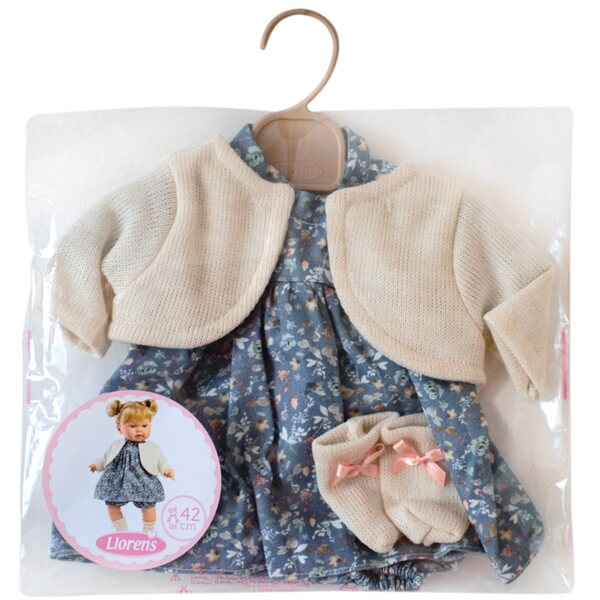 Llorens-Kleidungsset für 42-cm-Puppe – 4 bunte Kleidungsstücke verpackt