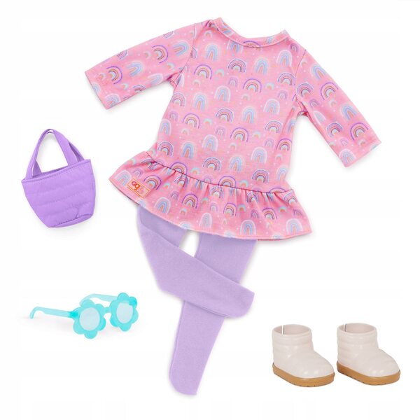 Our Generation set abbigliamento per bambole 46 cm Bright as a Rainbow