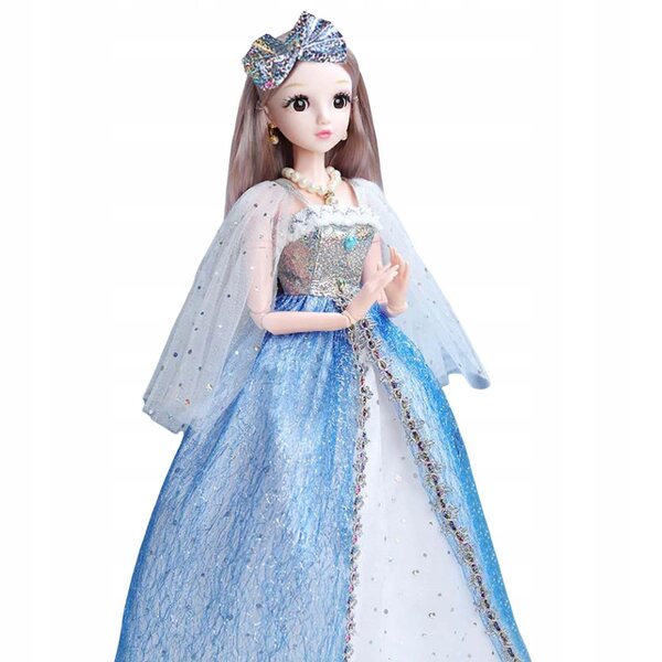 BJD Prinzessin Puppe 60 cm mit Gelenken und elegantem Kleid