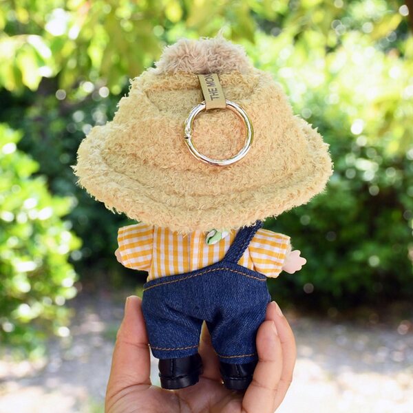 5-teiliges Bekleidungsset für 15 cm große Puppen mit T-Shirt, Hose und Accessoires
