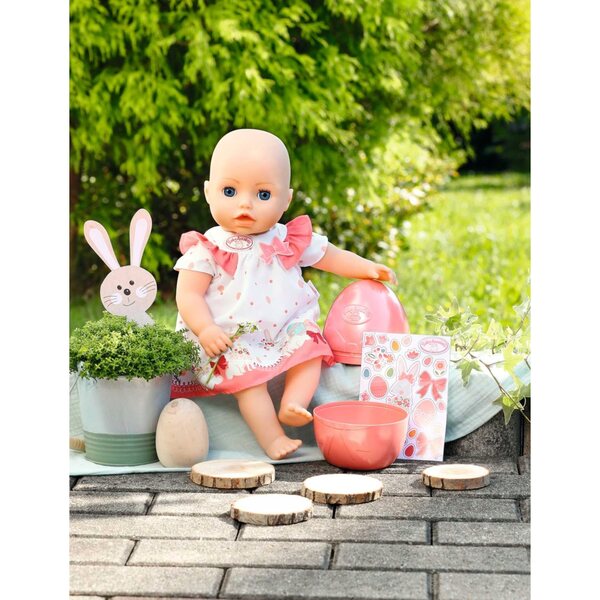 Baby Annabell Osterei mit Kleid für 43 cm große Puppe, Safe Play 3+