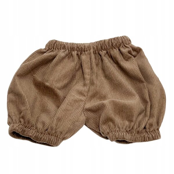 Cordshorts für Miniland 38 cm und Minikane 34 cm Puppen Kamel