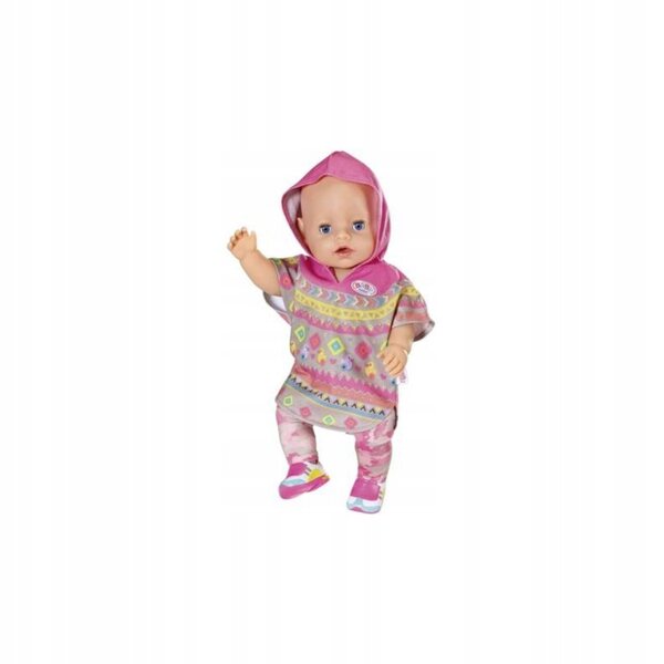 Baby Born Deluxe Set Poncho e Abbigliamento per Bambole con Motivi Aztechi