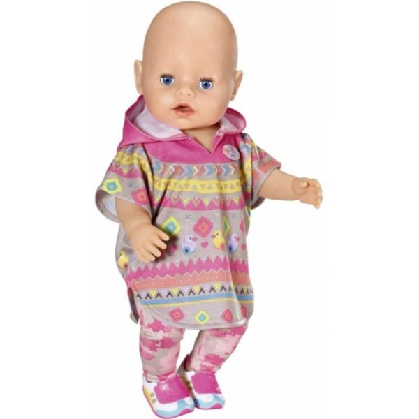 Baby Born Deluxe Set Poncho e Abbigliamento per Bambole con Motivi Aztechi