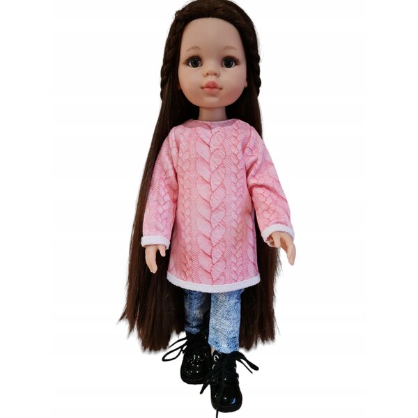 Tuniko - Abito per bambola Paola Reina 32 cm in tessuto con chiusura a strappo