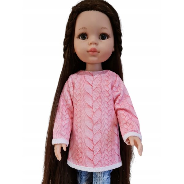 Tuniko - Abito per bambola Paola Reina 32 cm in tessuto con chiusura a strappo
