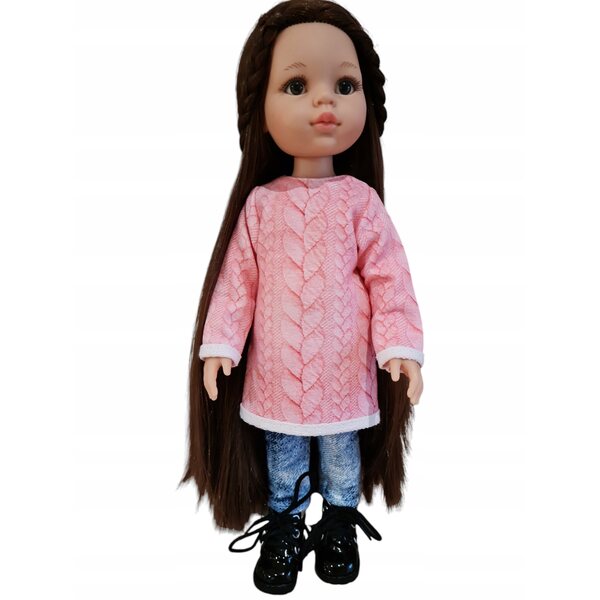 Tuniko - Abito per bambola Paola Reina 32 cm in tessuto con chiusura a strappo