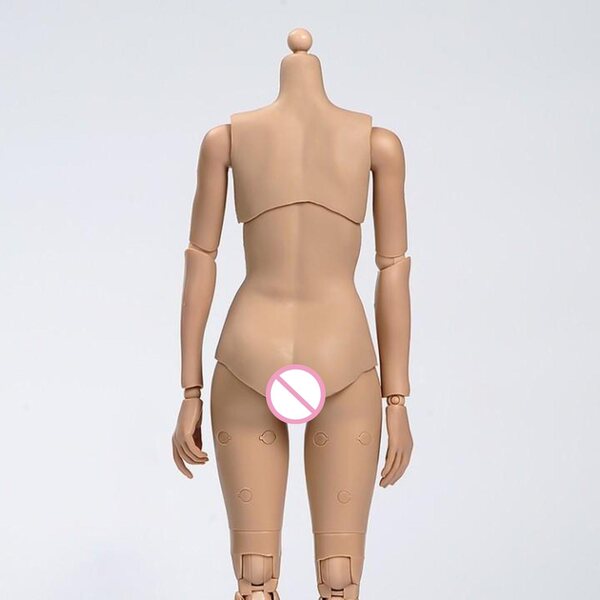 1/6 elastische Frauenfigur mit 28 Gelenken und austauschbaren Händen