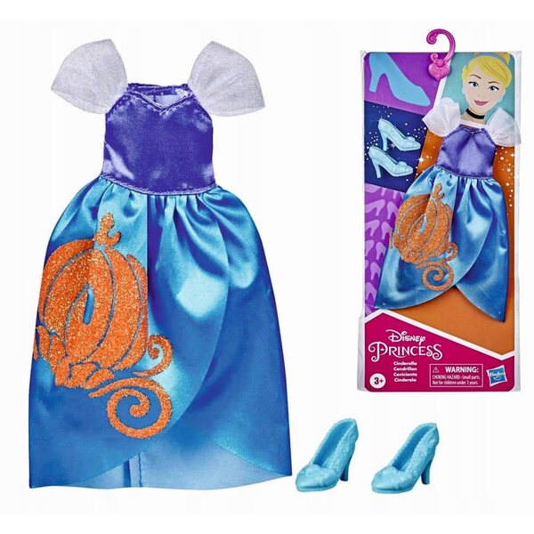 Hasbro Disney Set Abito e Scarpe per Bambola Cenerentola Midi