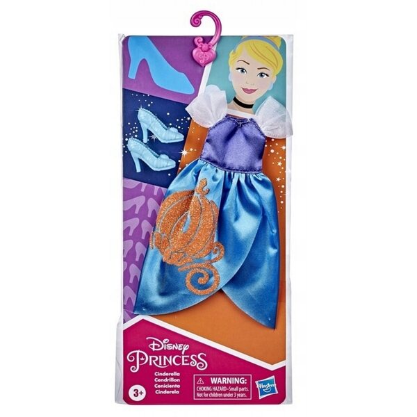 Hasbro Disney Set Abito e Scarpe per Bambola Cenerentola Midi