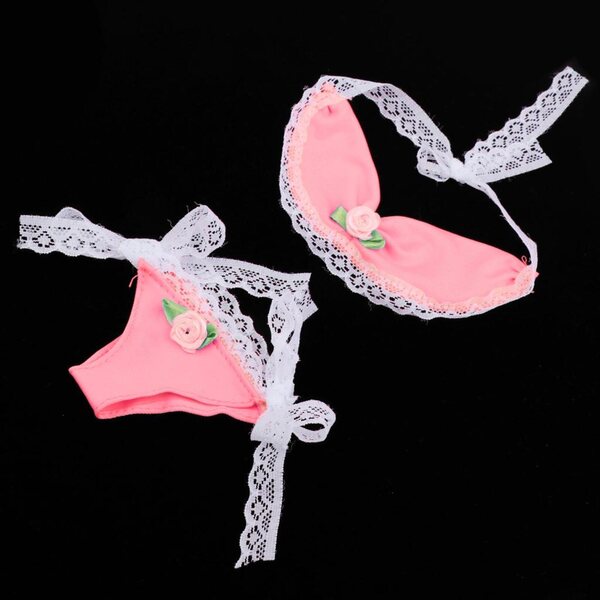 Costume da bagno rosa per bambole BJD 1/3, abbigliamento estivo per bambole MSD