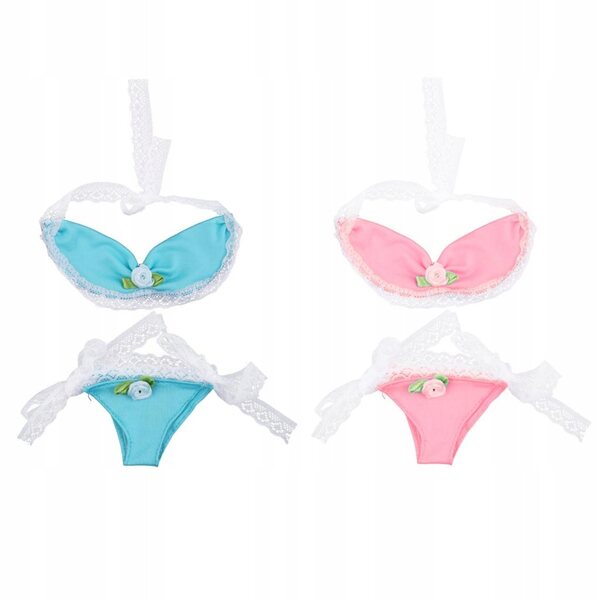 Costume da bagno rosa per bambole BJD 1/3, abbigliamento estivo per bambole MSD