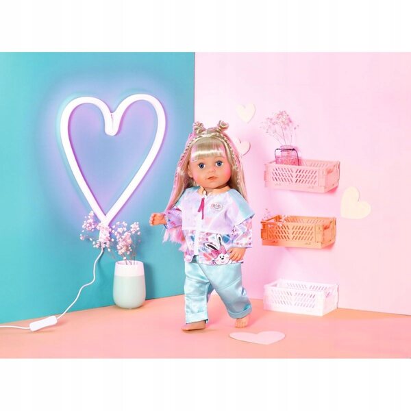 Baby Born Casual Outfit Aqua - abbigliamento per bambole 43 cm
