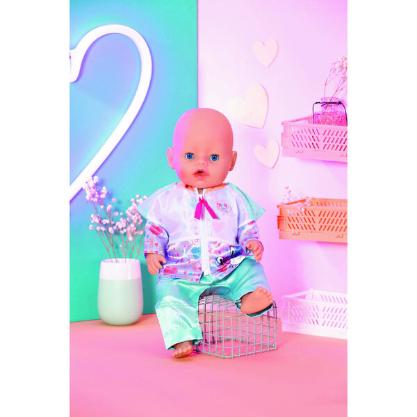 Baby Born Casual Outfit Aqua - abbigliamento per bambole 43 cm