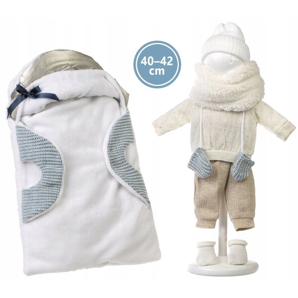 Llorens Kleidung M740-03 für Neugeborene Puppen 40–42 cm, Set mit 6 Stück