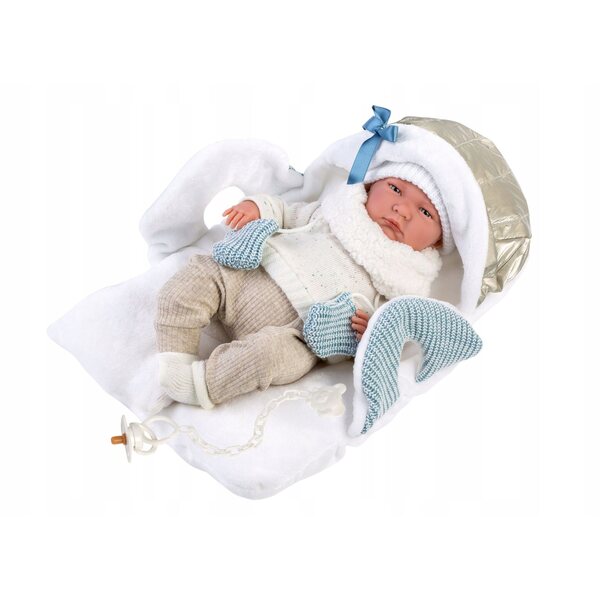 Llorens Kleidung M740-03 für Neugeborene Puppen 40–42 cm, Set mit 6 Stück