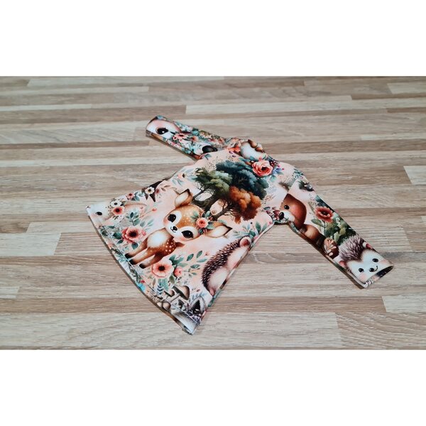 Paola Reina 32 cm Puppenkleid mit Hirschmotiv, Stoff