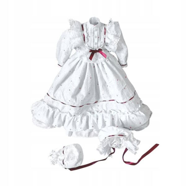 1/3 BJD Kleid für 60cm Puppen – elegantes Partykleid mit Accessoires