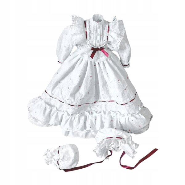 1/3 BJD Kleid für 60cm Puppen – elegantes Partykleid mit Accessoires