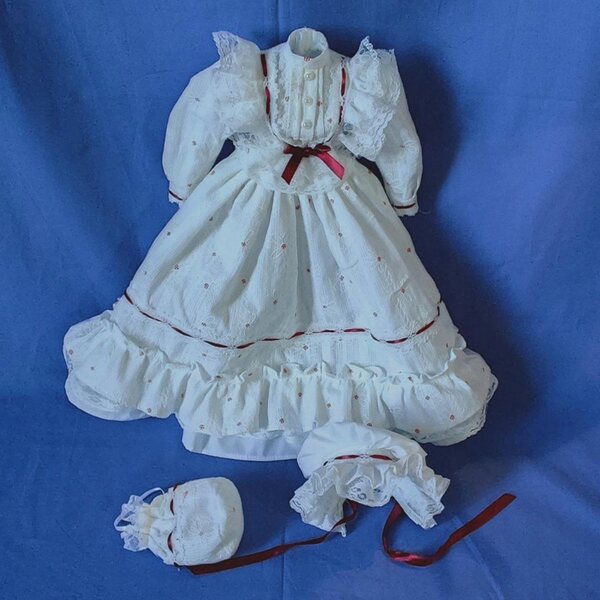 1/3 BJD Kleid für 60cm Puppen – elegantes Partykleid mit Accessoires