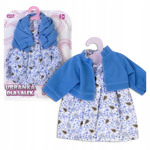 Puppenkleidungsset: Kleid und Jacke, perfekt für kleine Stylisten ab 3 Jahren
