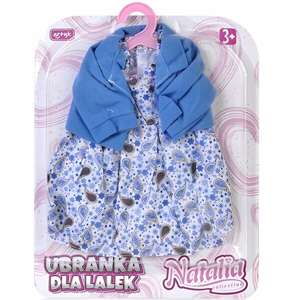Puppenkleidungsset: Kleid und Jacke, perfekt für kleine Stylisten ab 3 Jahren