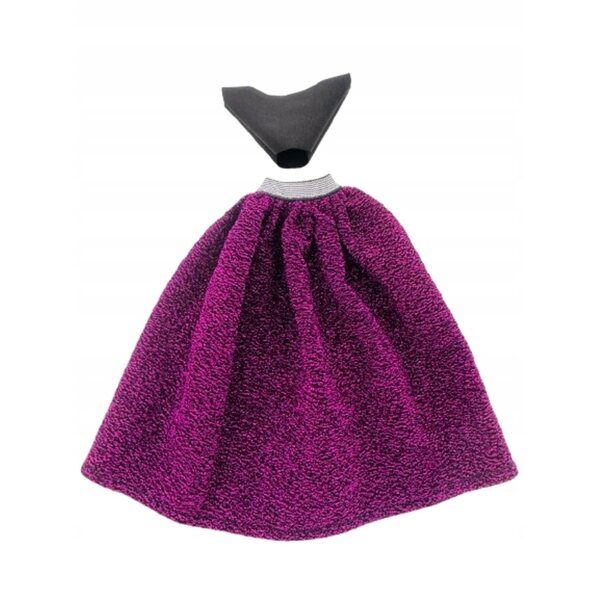 Lila Puppenkleidungsset, hergestellt in Polen – bunte Kleidung 30 cm