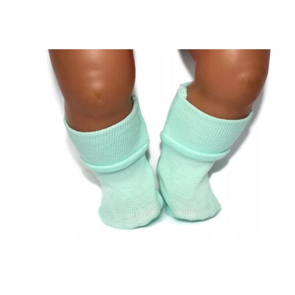 Calzini mint per bambole 41-44 cm in tessuto morbido e resistente