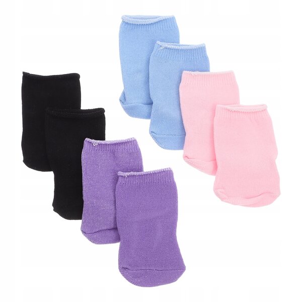 4 Paar bunte Mini-Socken für Puppen – kreative Accessoires